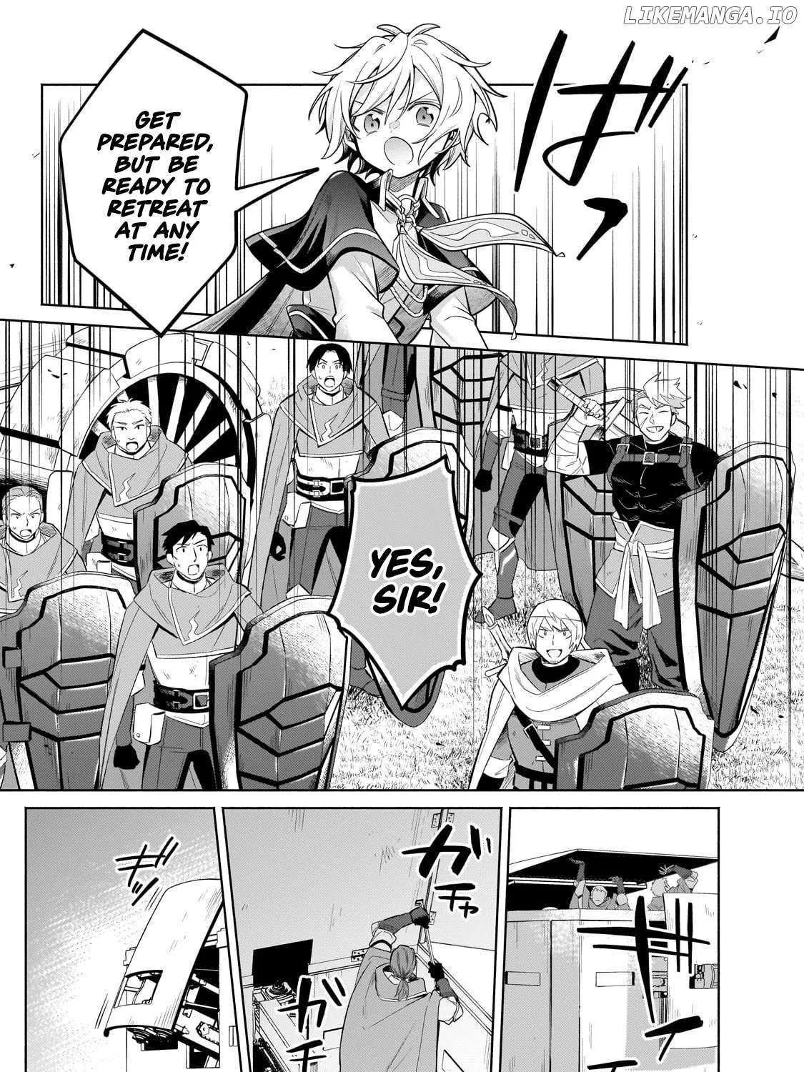 Okiraku Ryoushu no Tanoshii Ryouchi Bouei Chapter 37.2 page 10 - 