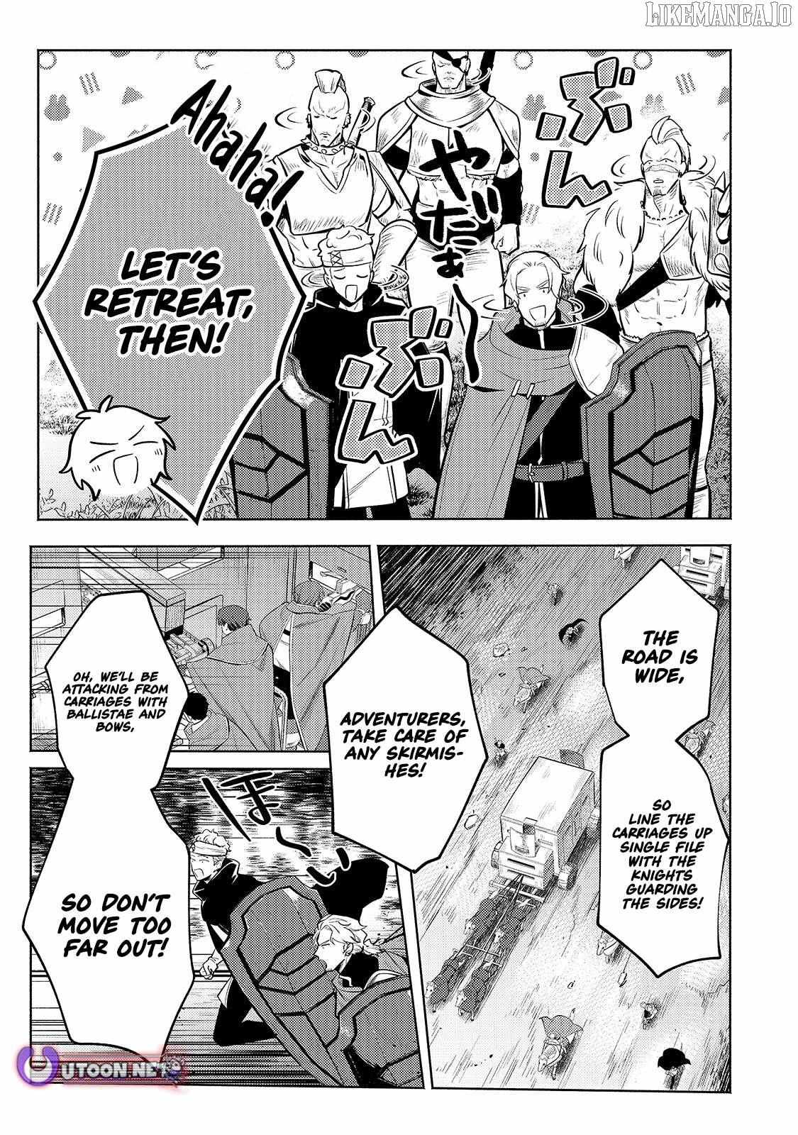 Okiraku Ryoushu no Tanoshii Ryouchi Bouei Chapter 39.1 page 13 - 