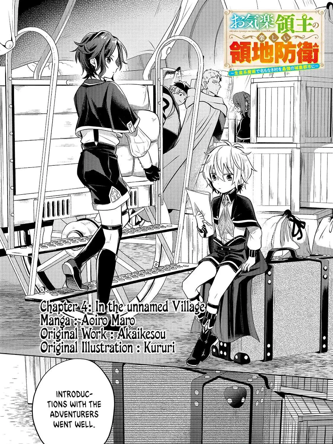 Okiraku Ryoushu no Tanoshii Ryouchi Bouei Chapter 4 page 14 - 
