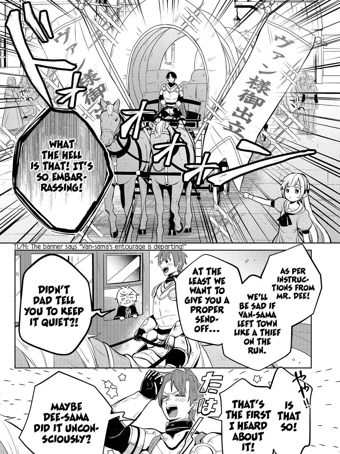 Okiraku Ryoushu no Tanoshii Ryouchi Bouei Chapter 4 page 36 - 