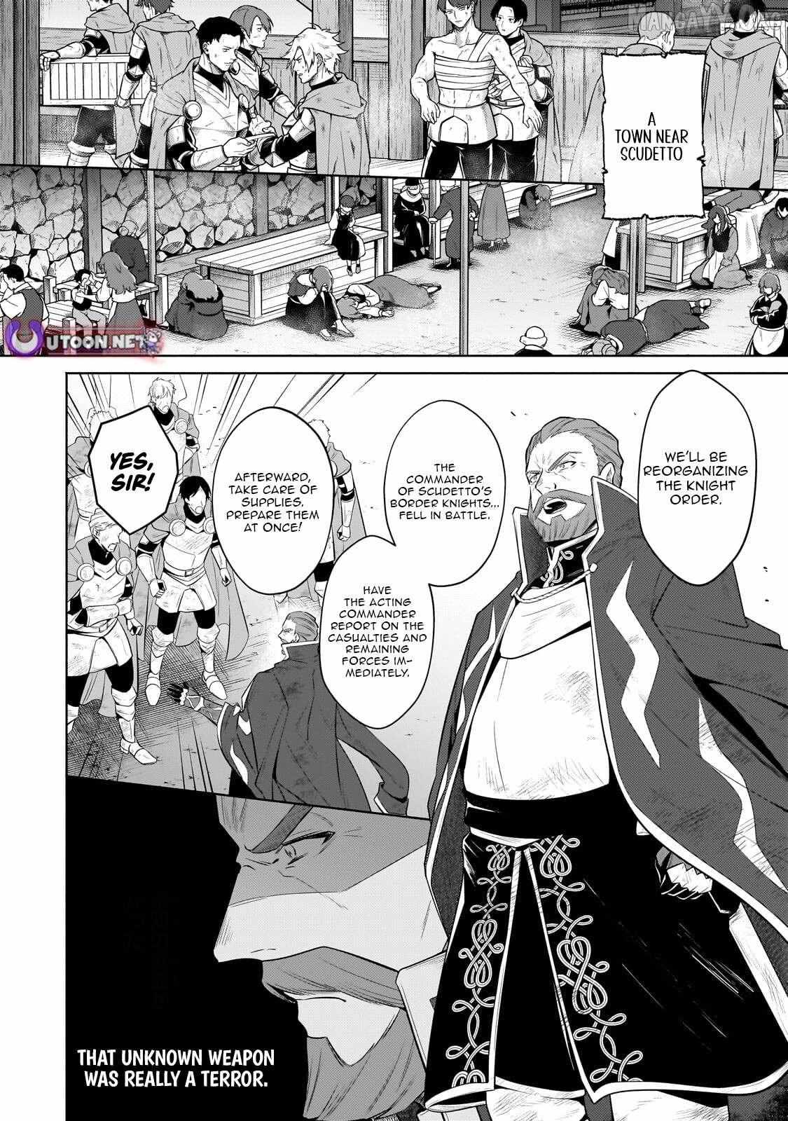 Okiraku Ryoushu no Tanoshii Ryouchi Bouei Chapter 40.1 page 18 - 