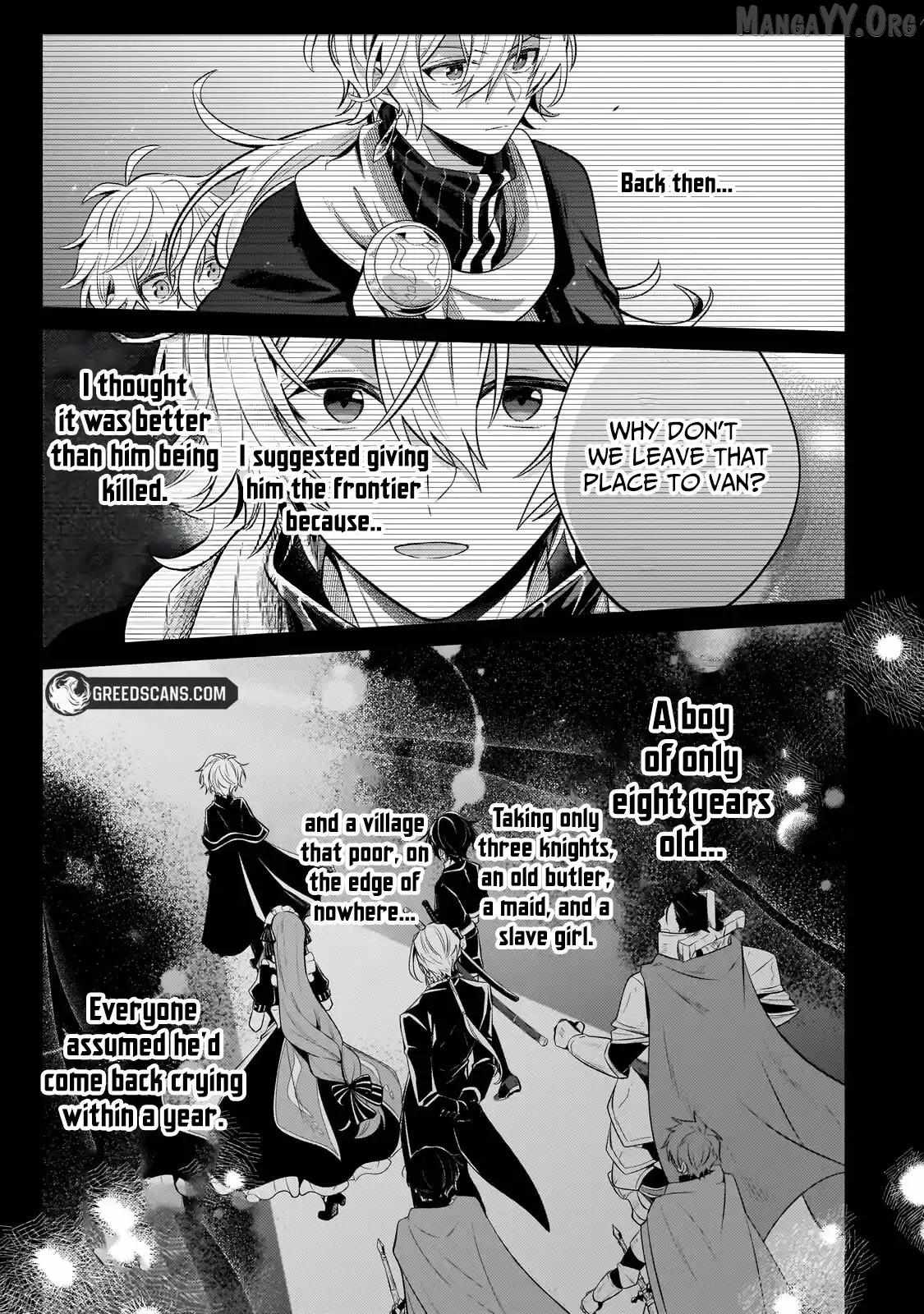 Okiraku Ryoushu no Tanoshii Ryouchi Bouei Chapter 40.2 page 12 - 