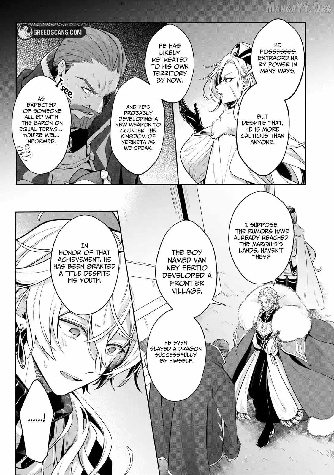 Okiraku Ryoushu no Tanoshii Ryouchi Bouei Chapter 40.2 page 8 - 