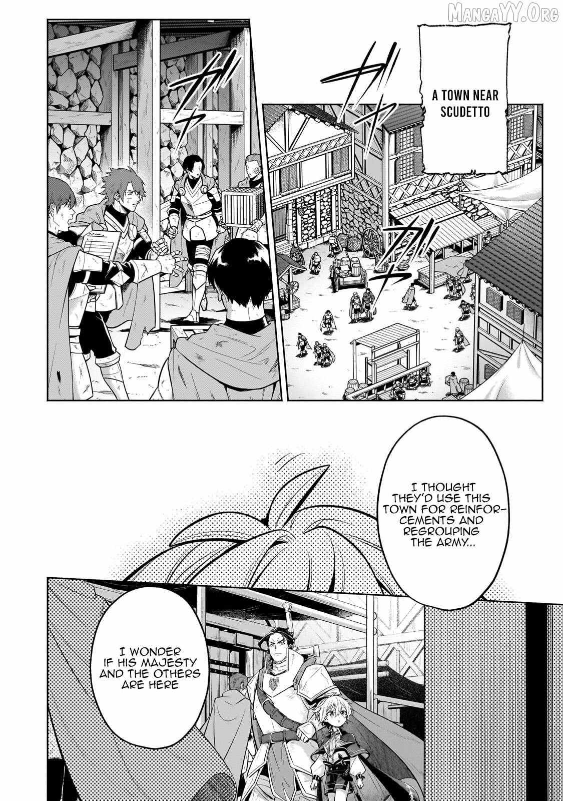 Okiraku Ryoushu no Tanoshii Ryouchi Bouei Chapter 41.2 page 11 - 