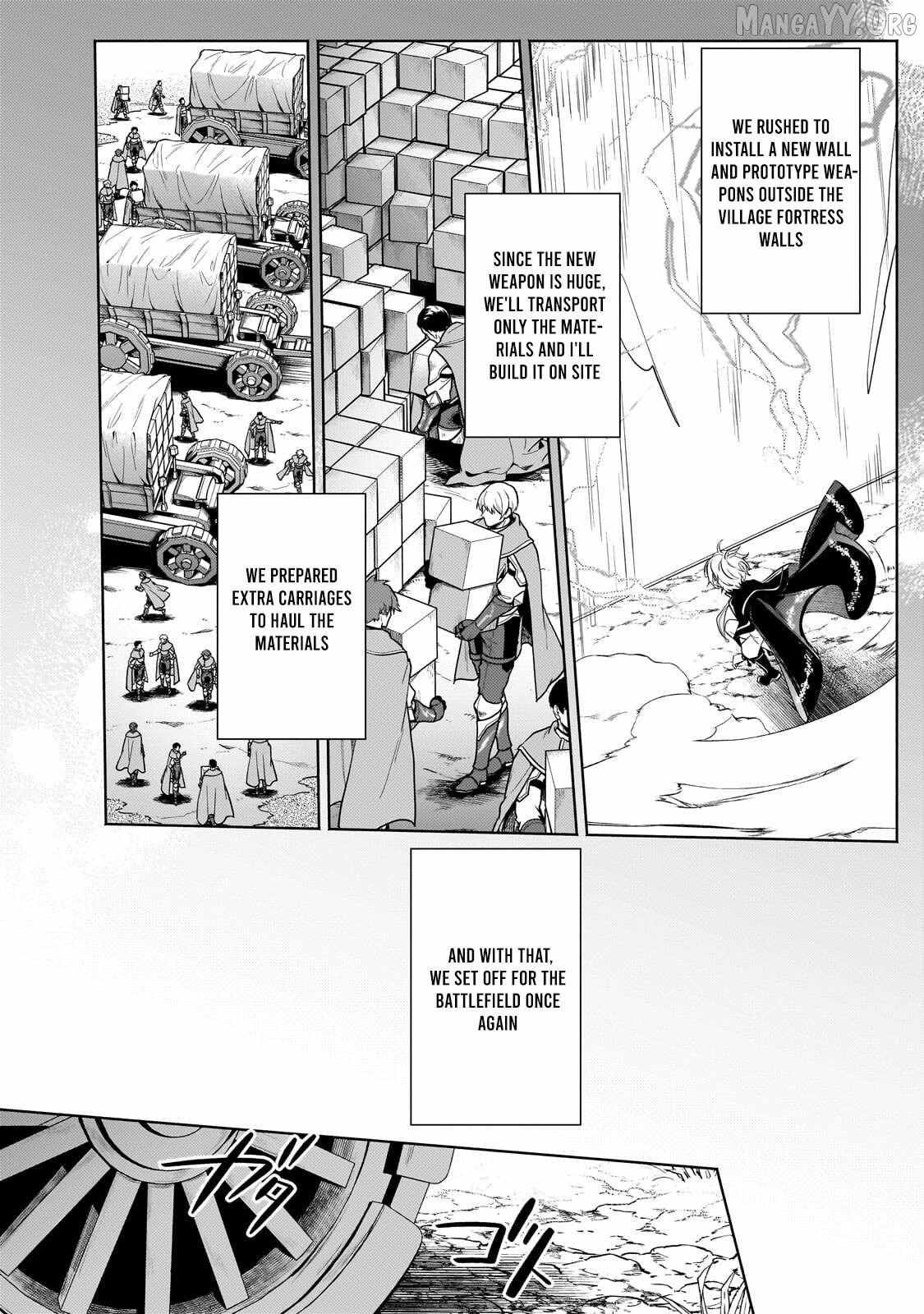 Okiraku Ryoushu no Tanoshii Ryouchi Bouei Chapter 41.2 page 5 - 