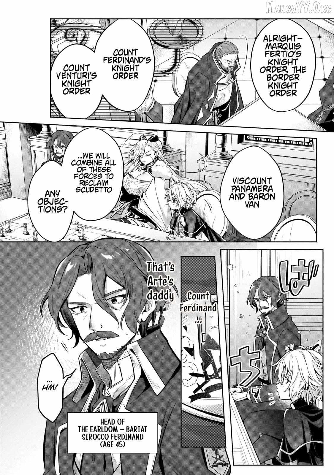Okiraku Ryoushu no Tanoshii Ryouchi Bouei Chapter 42.1 page 10 - 