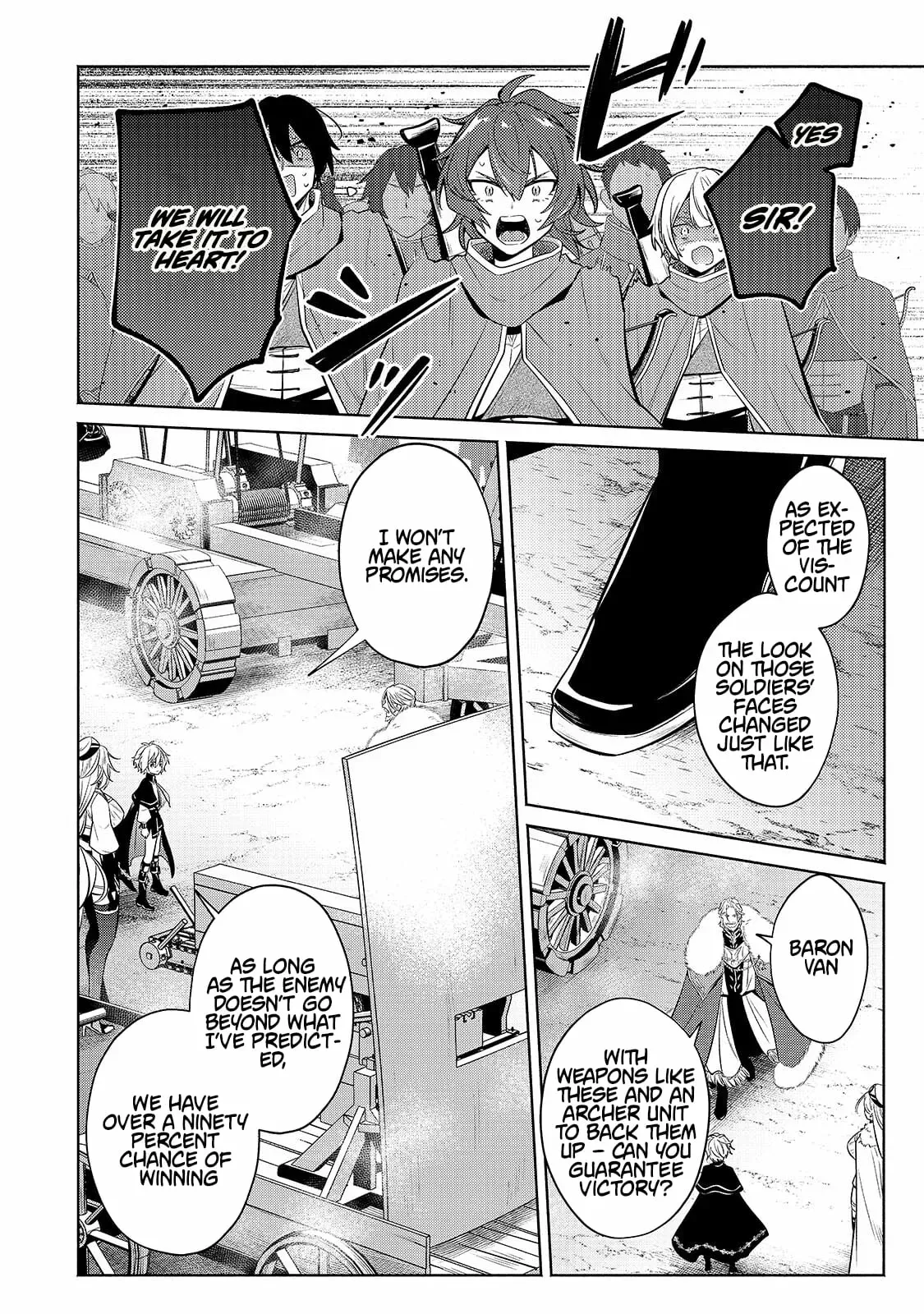 Okiraku Ryoushu no Tanoshii Ryouchi Bouei Chapter 43.1 page 12 - 