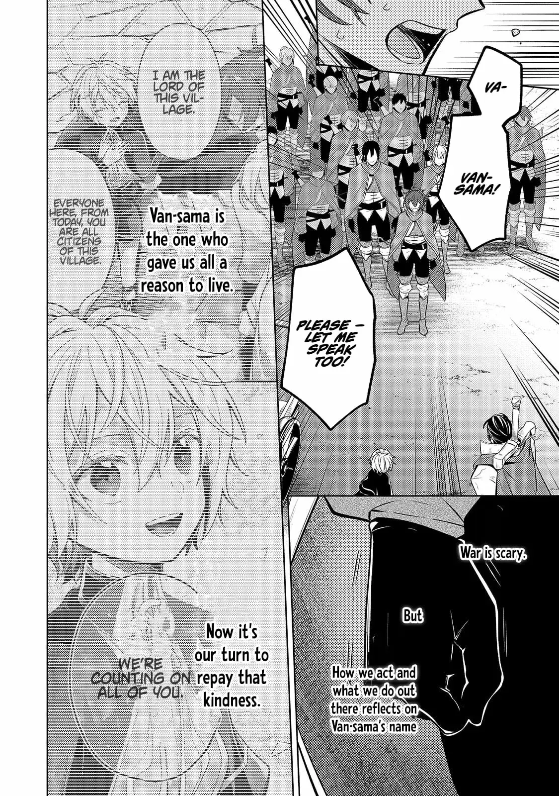 Okiraku Ryoushu no Tanoshii Ryouchi Bouei Chapter 43.1 page 8 - 