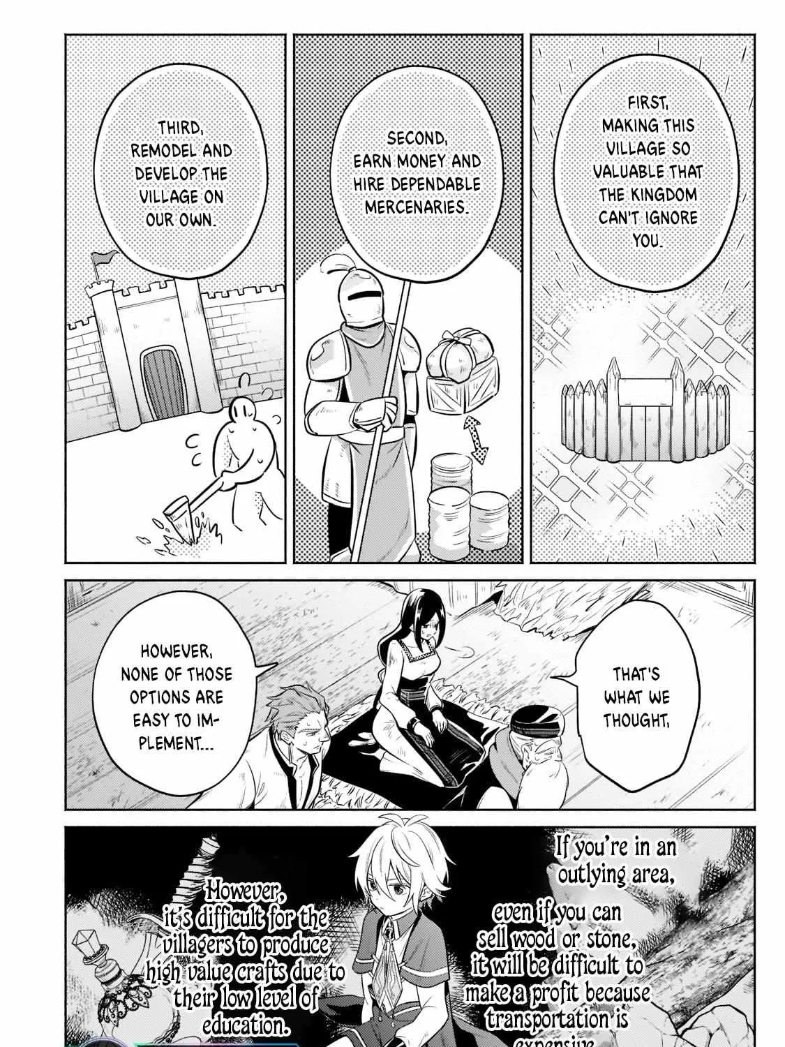 Okiraku Ryoushu no Tanoshii Ryouchi Bouei Chapter 7 page 22 - 