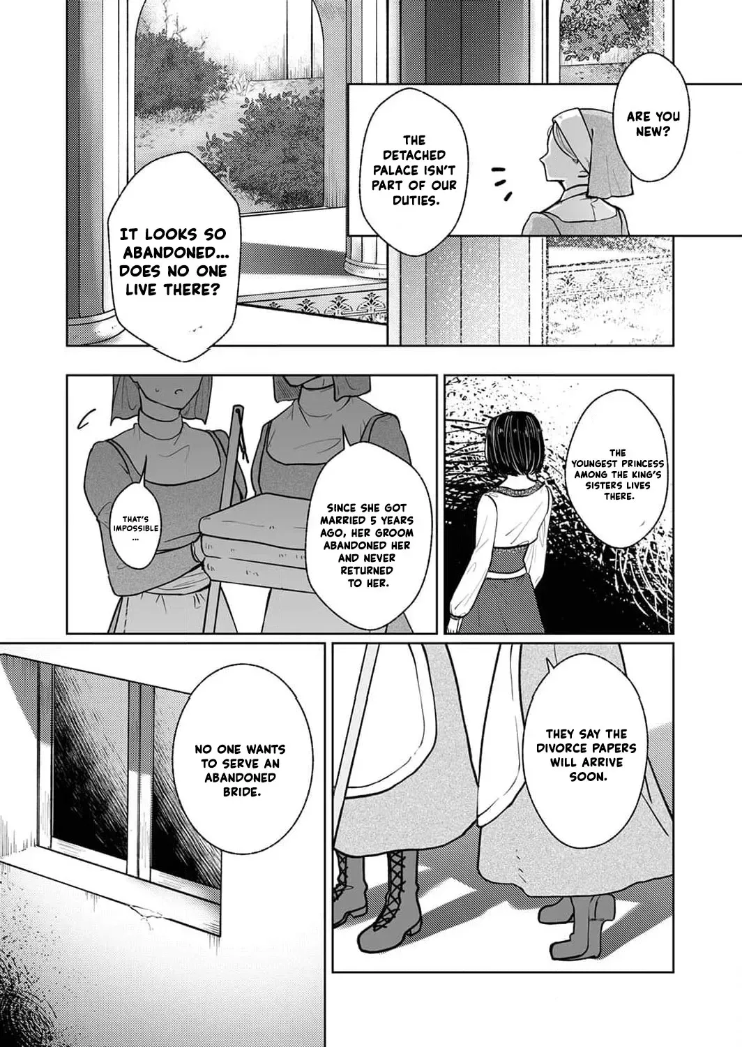 Okizari ni Sareta Hanayome wa, Henkyou Kishi no Bukiyou na Ai ni Kizukanai Chapter 2 page 7 - 