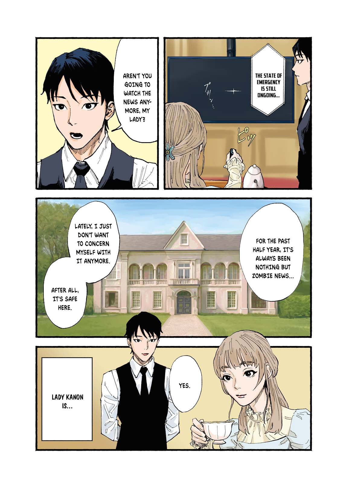 Okoucha of the Living Dead Chapter 1 page 4 - 