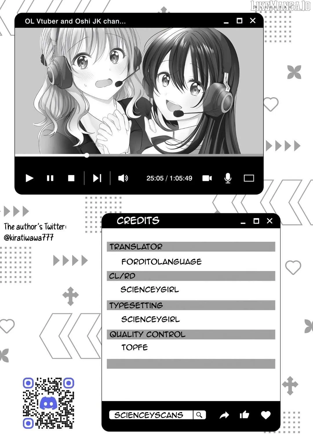 OL Vtuber to Oshi JK-chan Chapter 16 page 17 - 