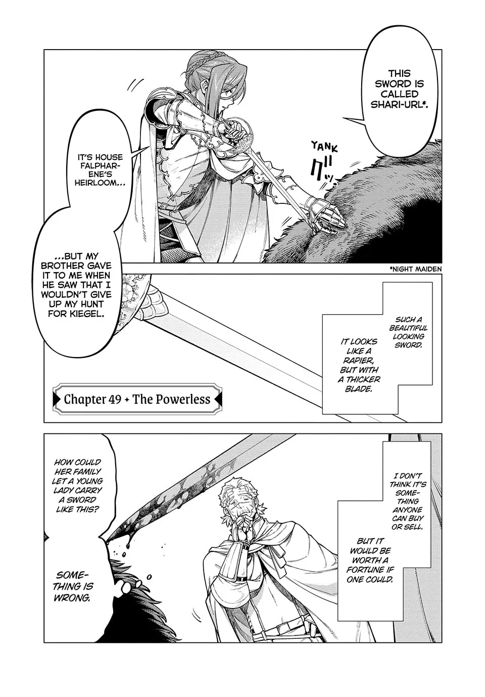Old Knight in the Frontier - Bard Roehn Chapter 49 page 1 - 
