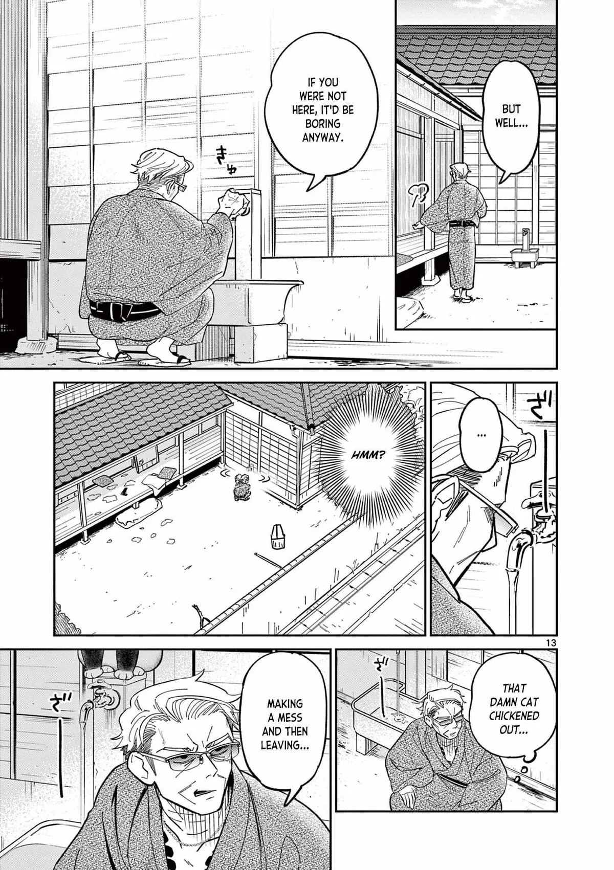Old Man and Nyankichi Chapter 2 page 13 - 