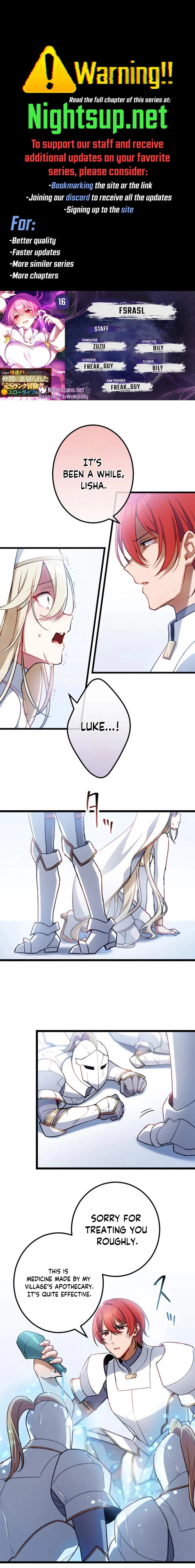 Omae wa Tsuyo sugita to Nakama ni Uragirareta "Moto S Rank Boukensha" wa, Inaka de Slow Life o Okuritai Chapter 16 page 1 - 
