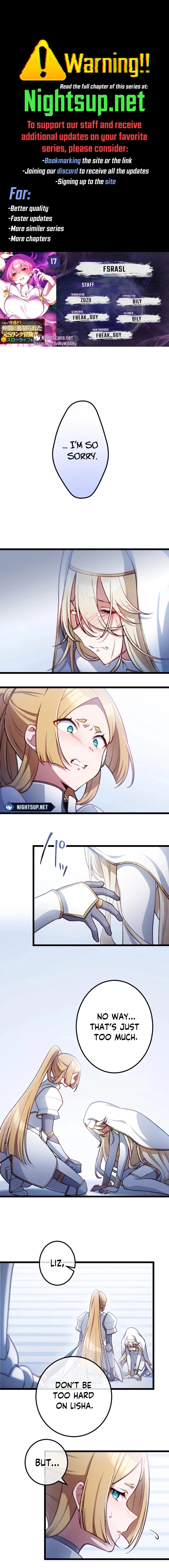 Omae wa Tsuyo sugita to Nakama ni Uragirareta "Moto S Rank Boukensha" wa, Inaka de Slow Life o Okuritai Chapter 17 page 1 - 