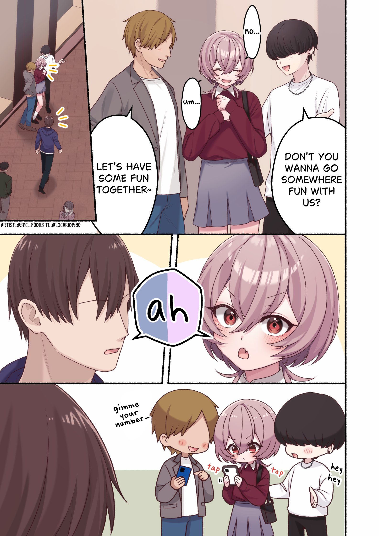 Omotteta Kanji ni Naranakatta Otoko no Ko Chapter 7 page 1 - 