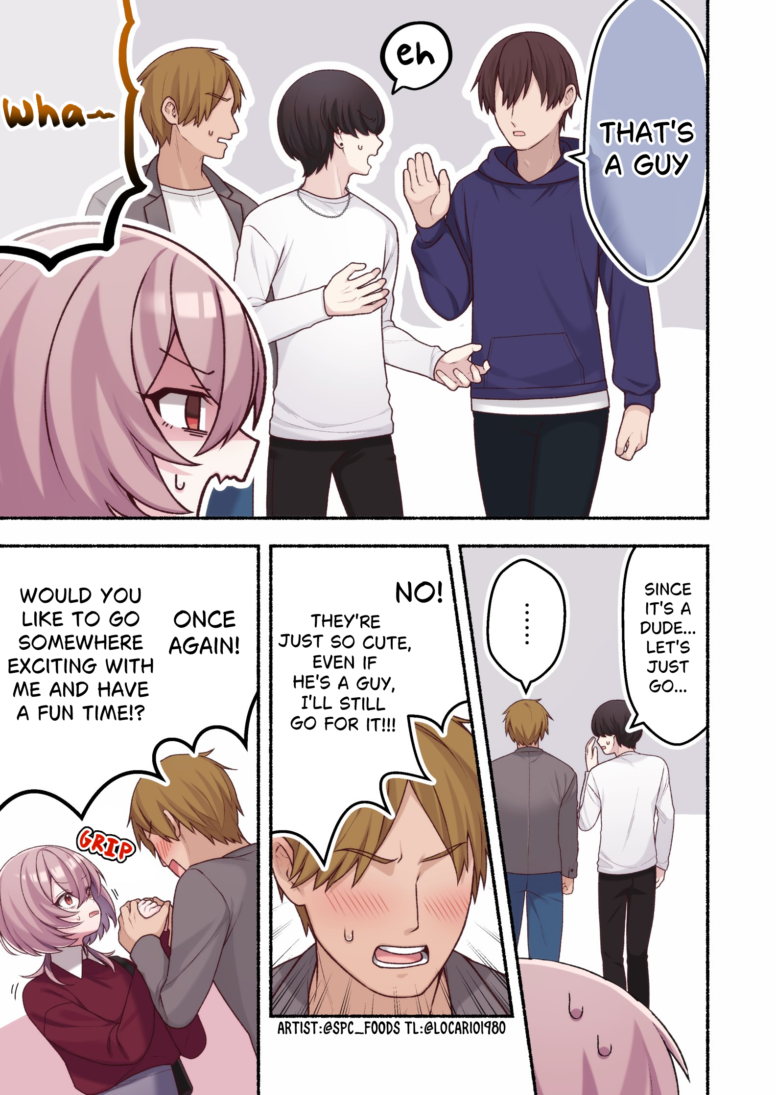 Omotteta Kanji ni Naranakatta Otoko no Ko Chapter 7 page 3 - 