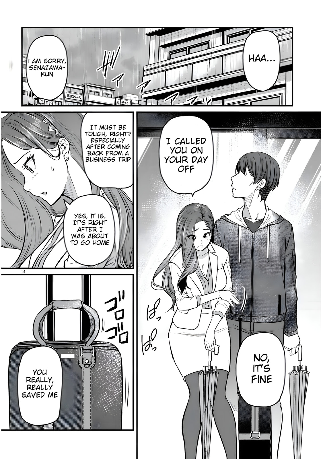 On My Way Home from Work, My Beautiful Single Beauty Boss Asked Me to Do Something for Her. Chapter 10 page 14 - 