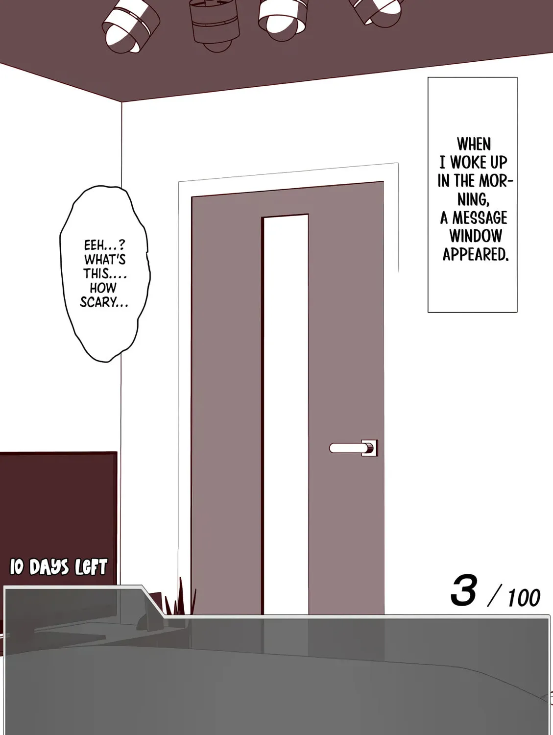 One Day a Message Window Appeared Out of Nowhere!? Chapter 1 page 1 - 
