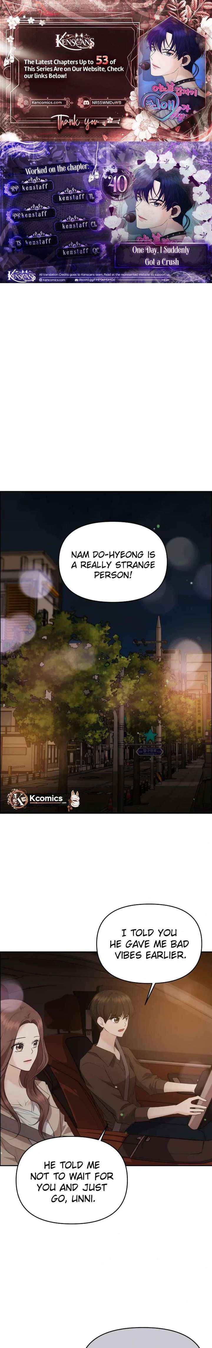 One Day, I Suddenly Got a Crush Chapter 40 page 1 - 