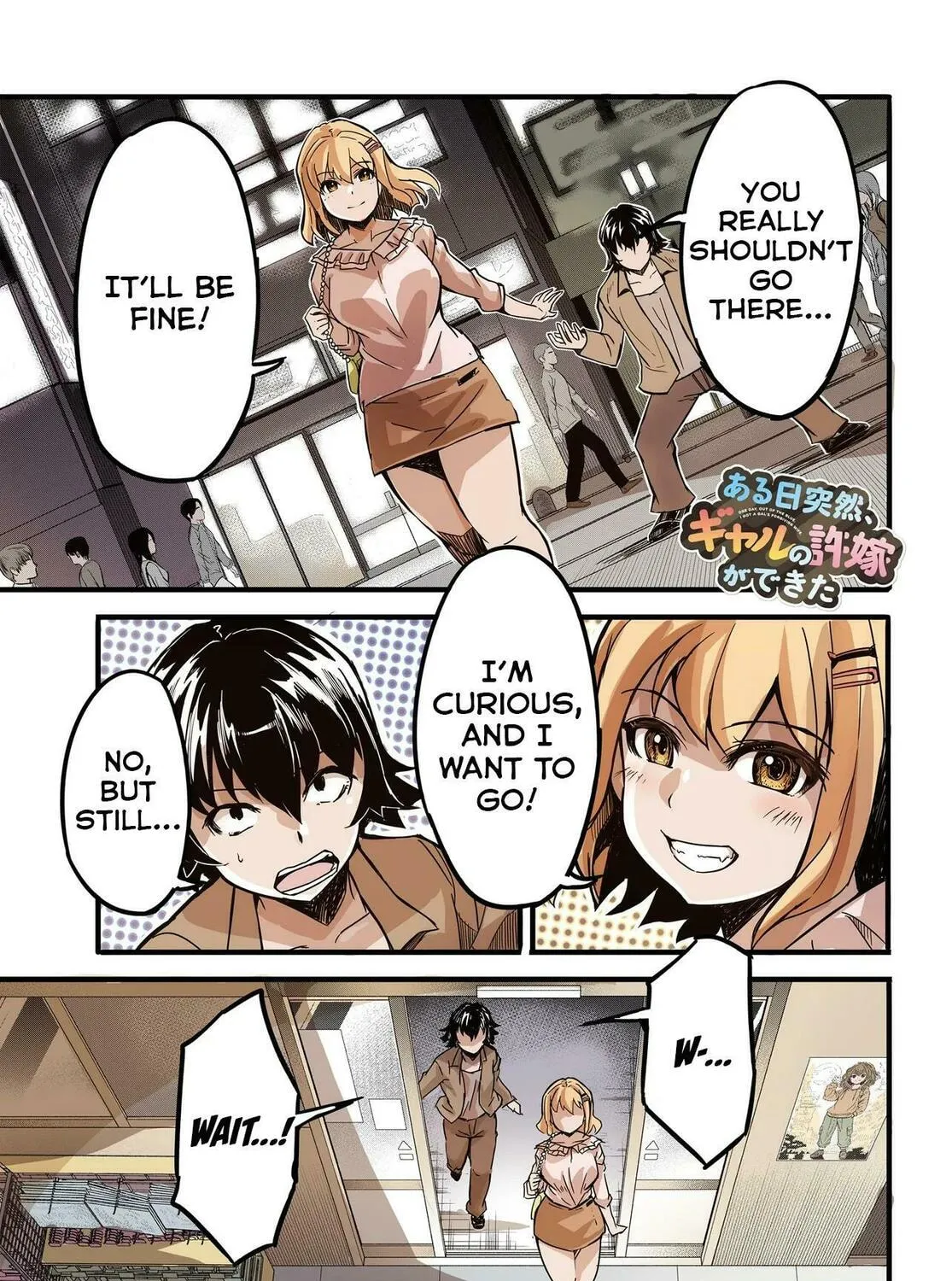 One Day, out of the Blue, I Got a Gal