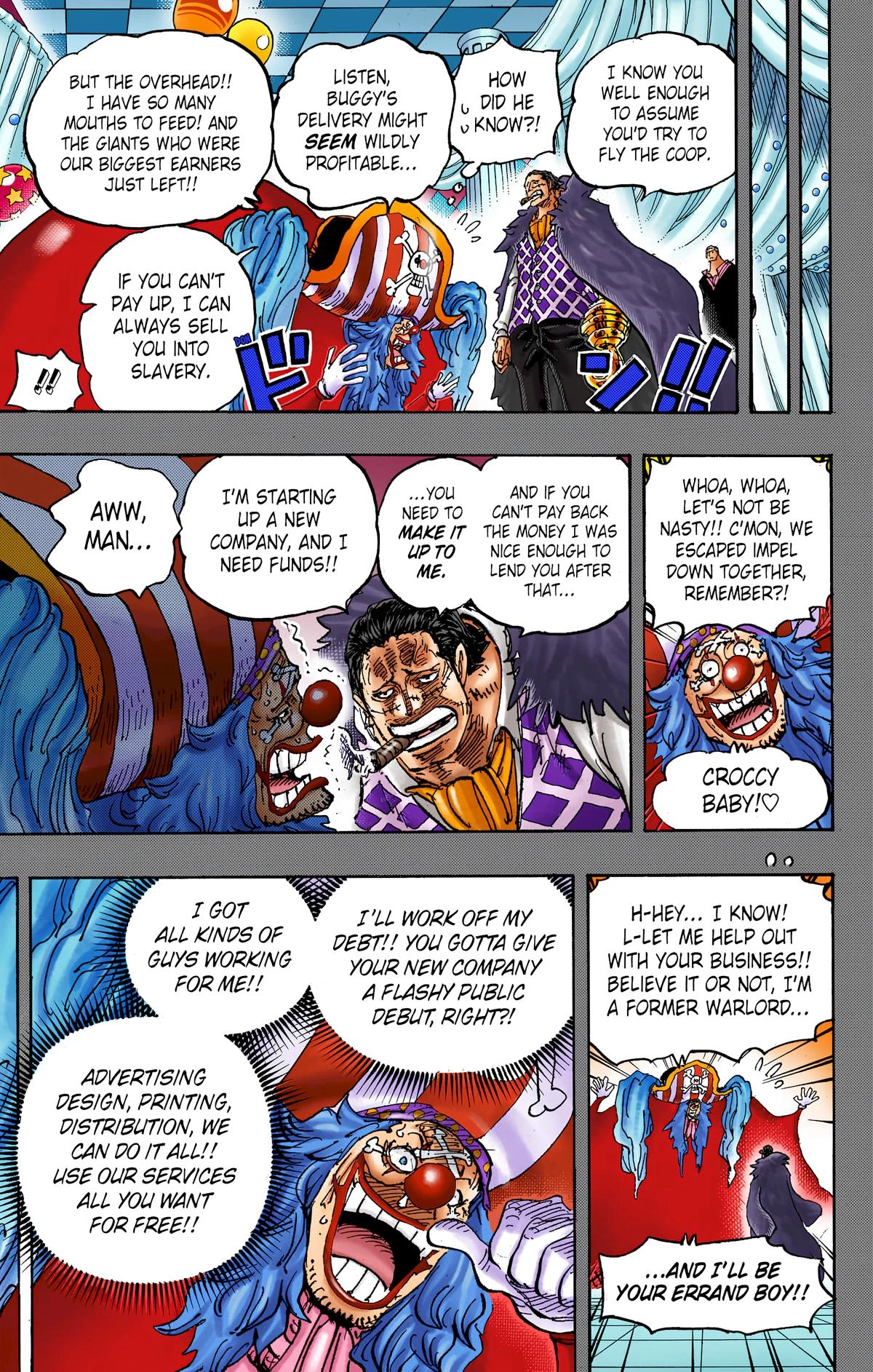 One Piece (Official Colored) Chapter 1058 page 10 - 