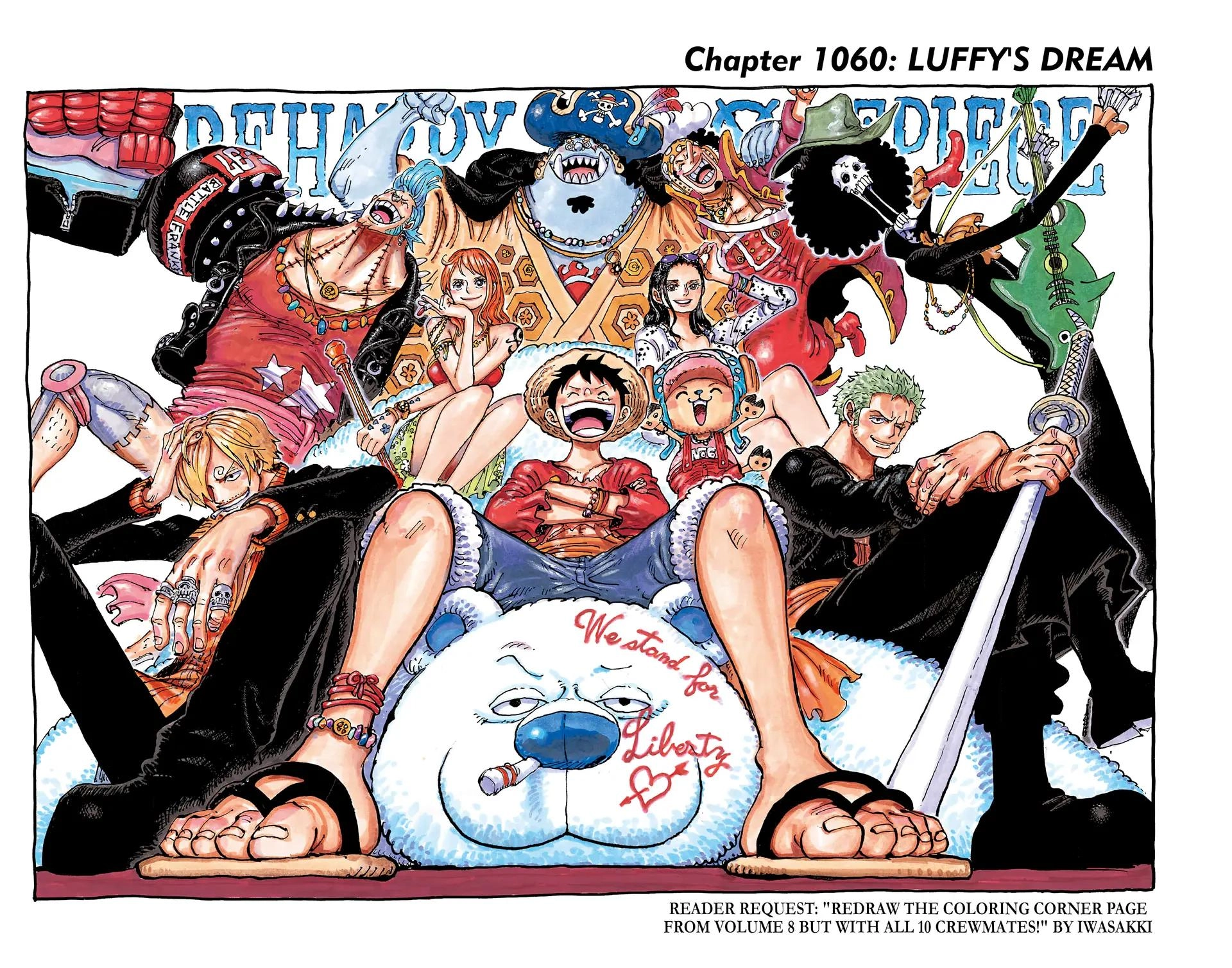 One Piece (Official Colored) Chapter 1060 page 1 - 