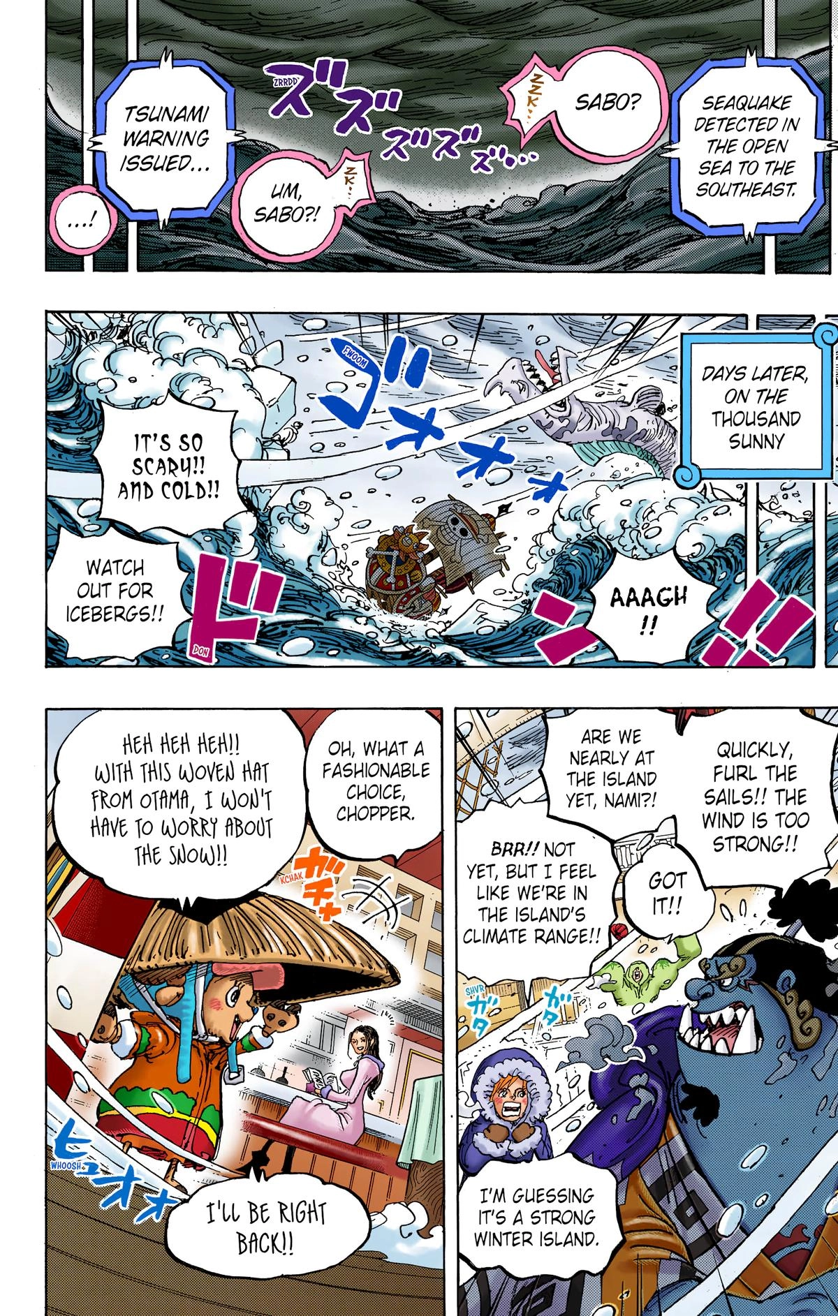 One Piece (Official Colored) Chapter 1060 page 14 - 