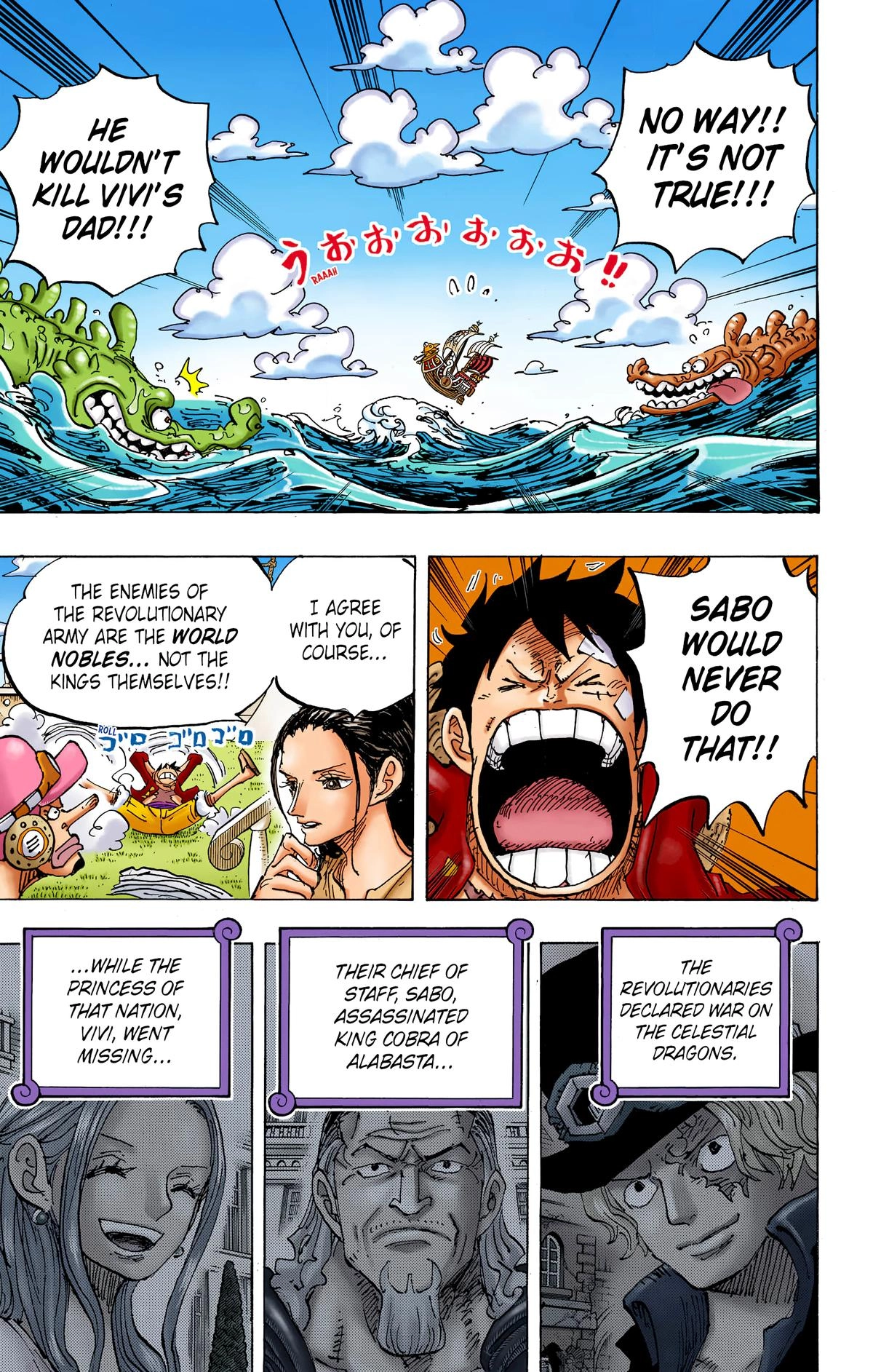 One Piece (Official Colored) Chapter 1060 page 3 - 