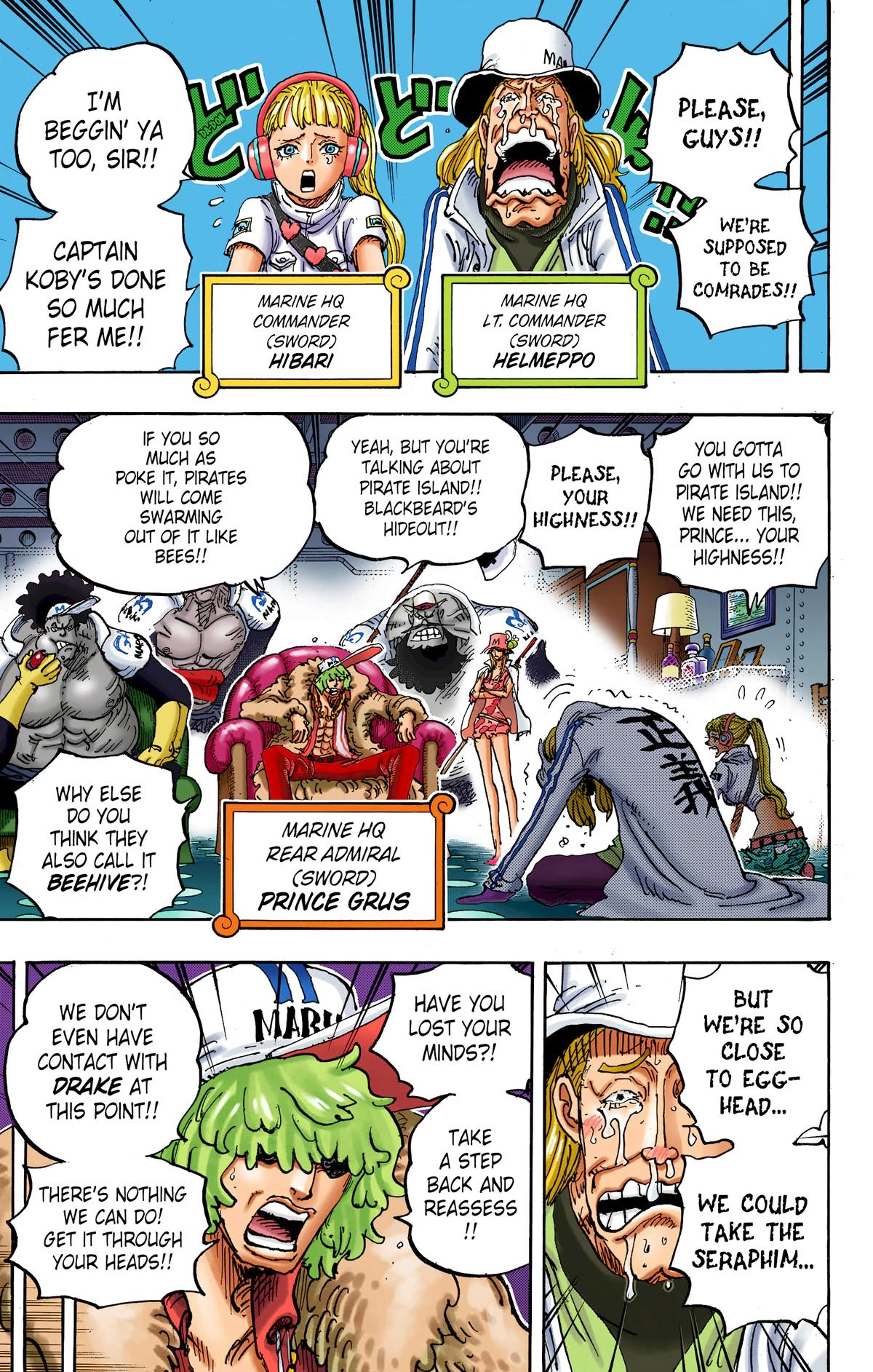 One Piece (Official Colored) Chapter 1061 page 9 - 