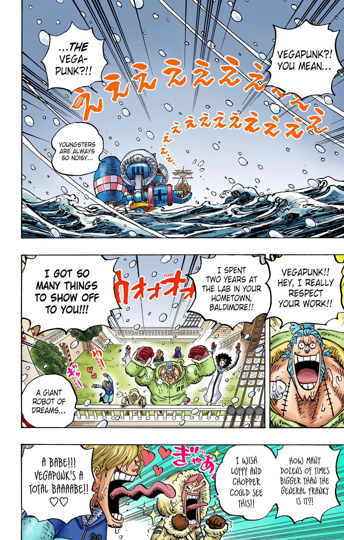 One Piece (Official Colored) Chapter 1062 page 2 - 