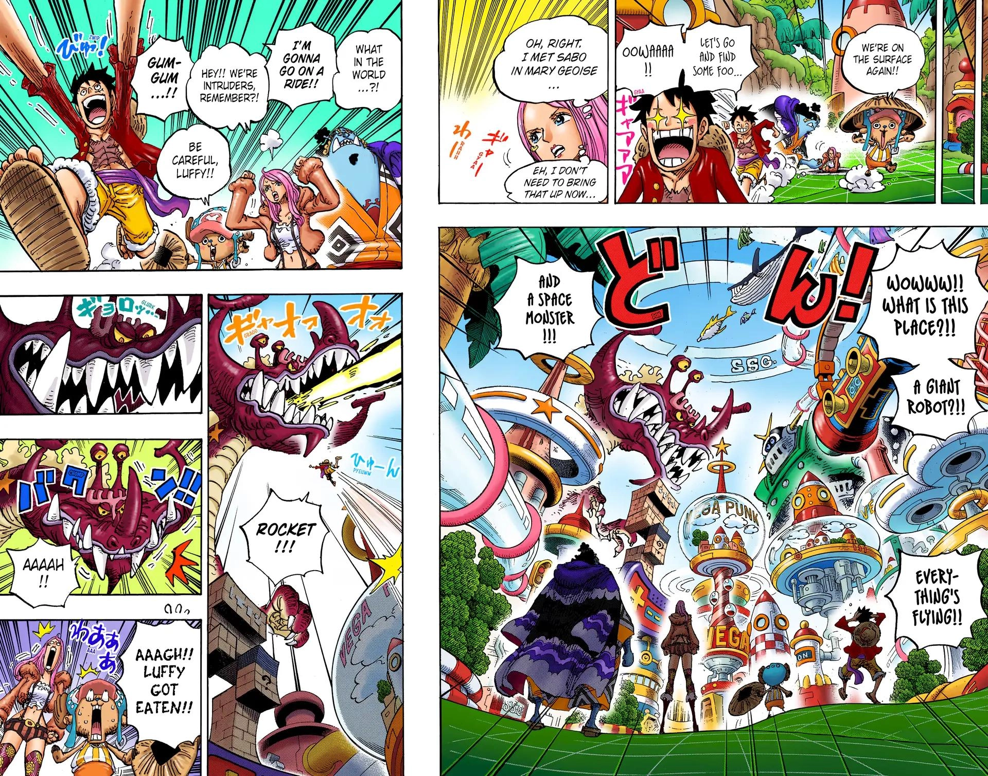 One Piece (Official Colored) Chapter 1062 page 7 - 