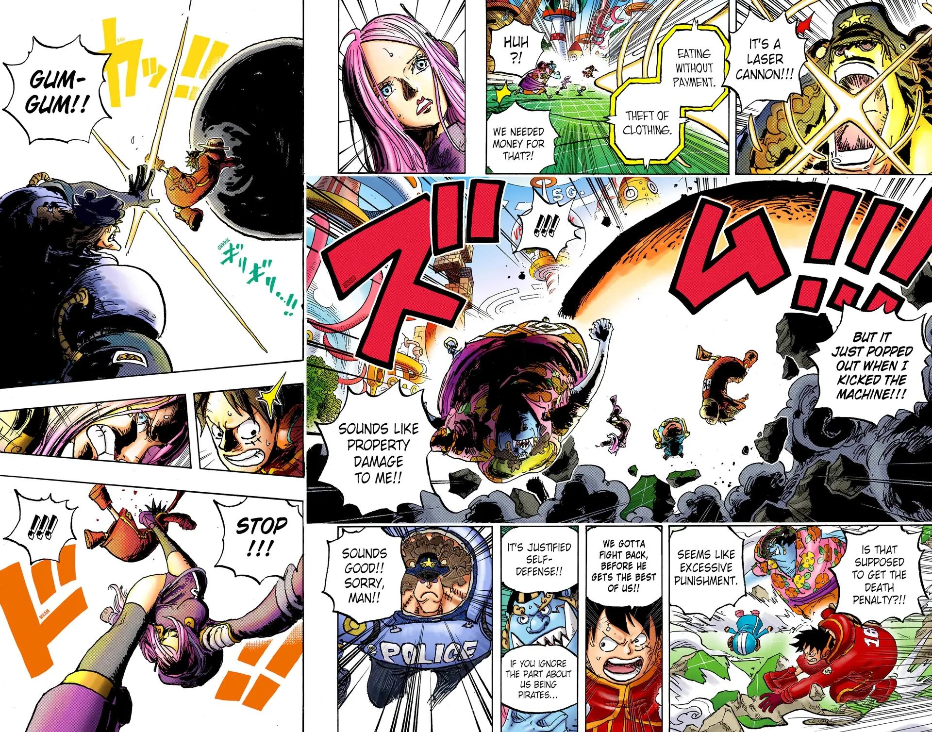 One Piece (Official Colored) Chapter 1063 page 6 - 