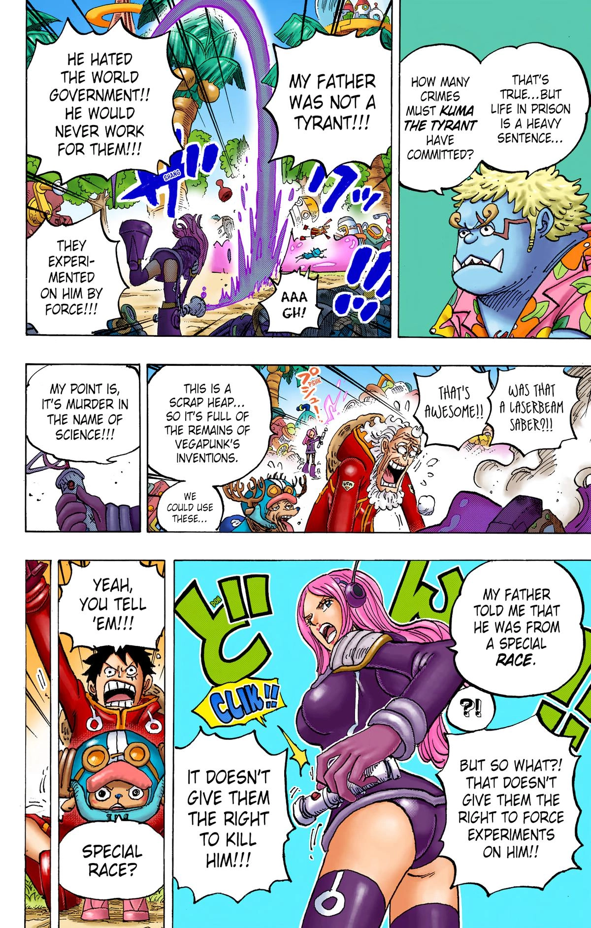 One Piece (Official Colored) Chapter 1064 page 11 - 