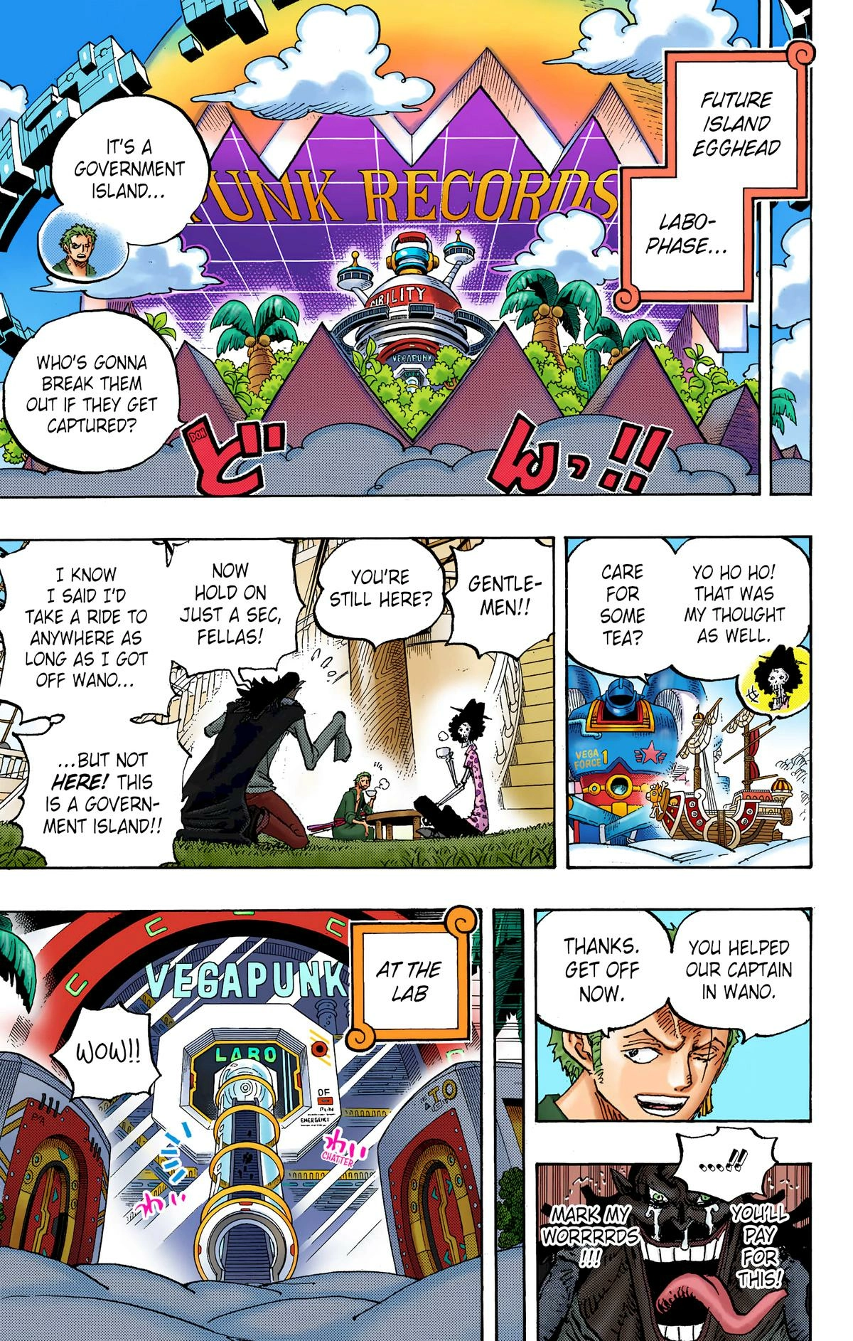One Piece (Official Colored) Chapter 1065 page 3 - 