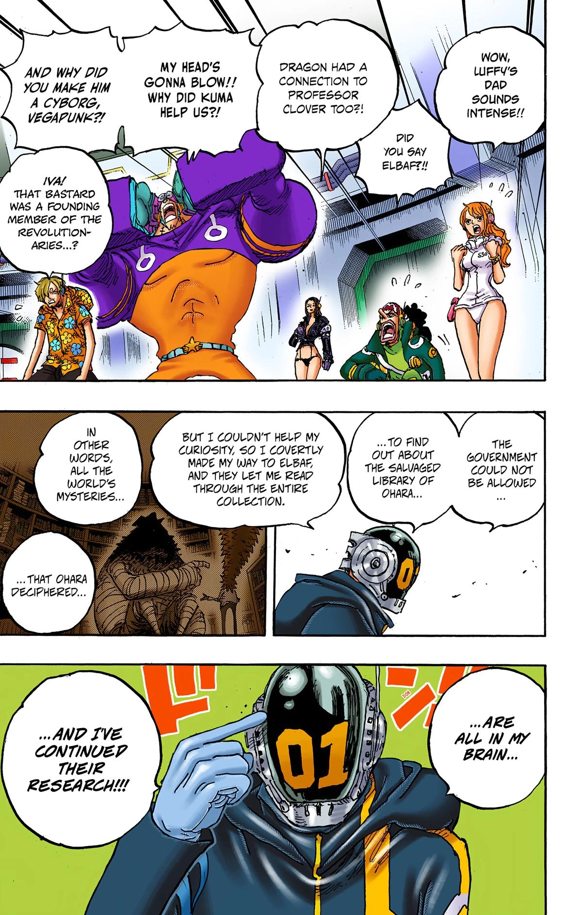 One Piece (Official Colored) Chapter 1066 page 18 - 