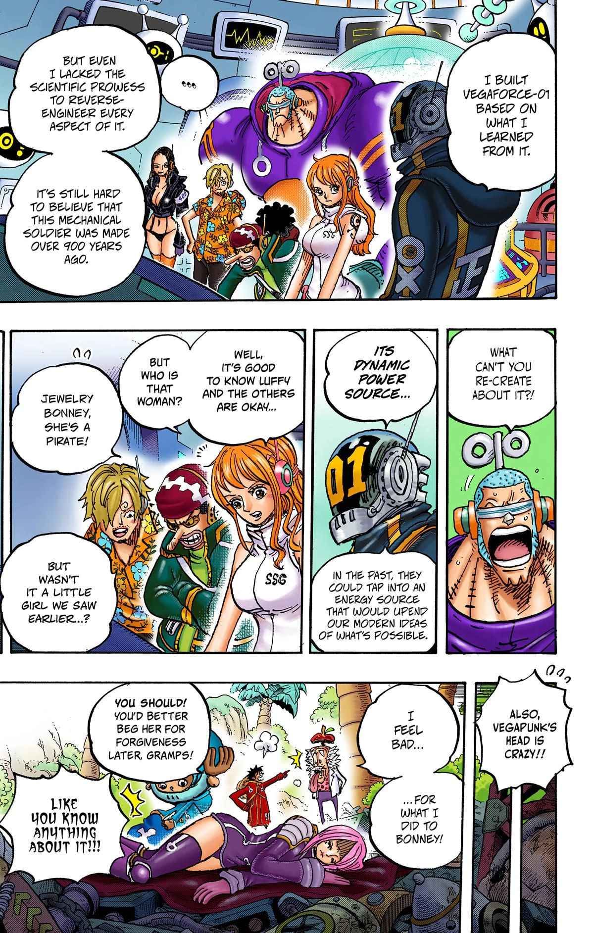 One Piece (Official Colored) Chapter 1067 page 11 - 