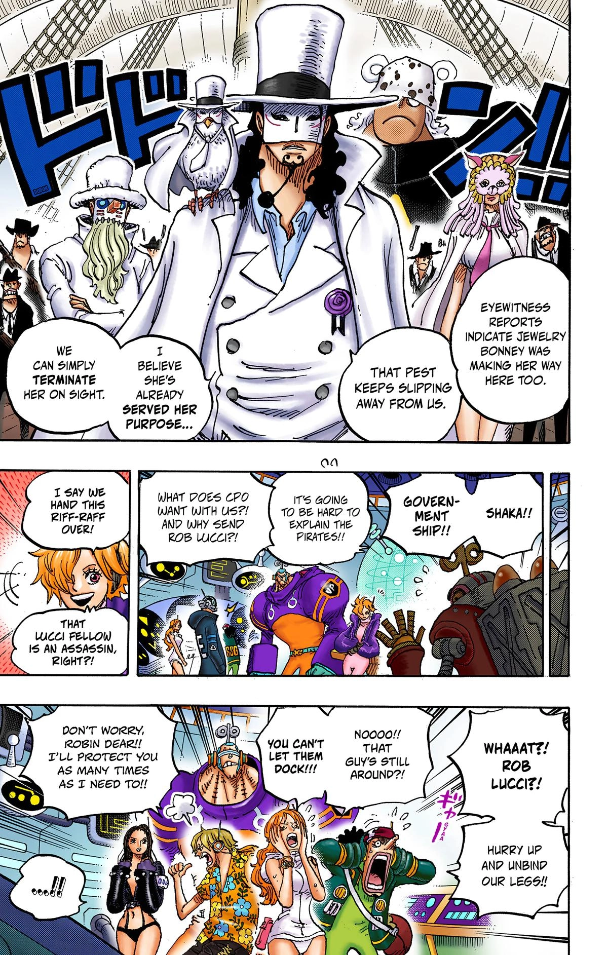 One Piece (Official Colored) Chapter 1067 page 13 - 