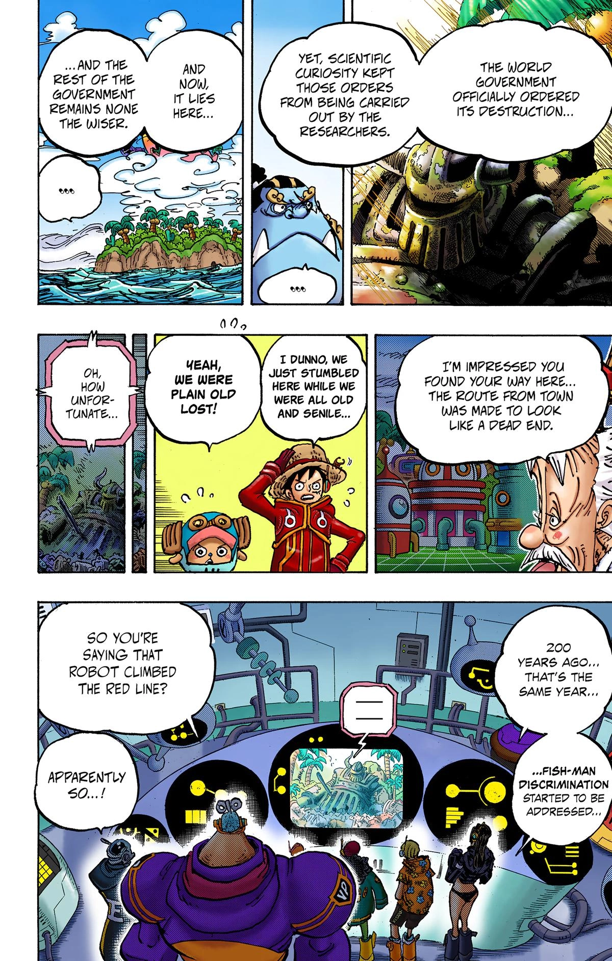 One Piece (Official Colored) Chapter 1067 page 10 - 