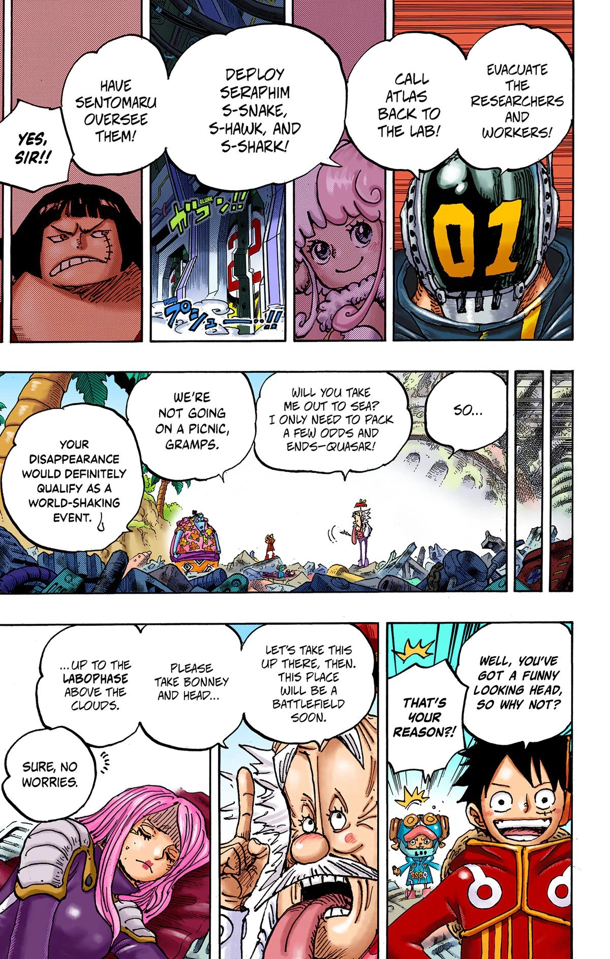 One Piece (Official Colored) Chapter 1068 page 11 - 