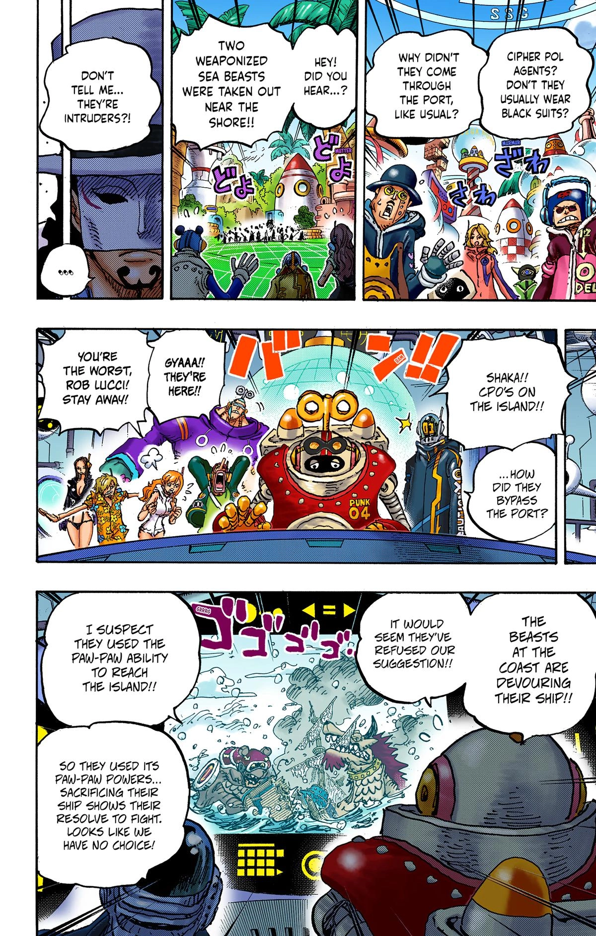 One Piece (Official Colored) Chapter 1068 page 10 - 