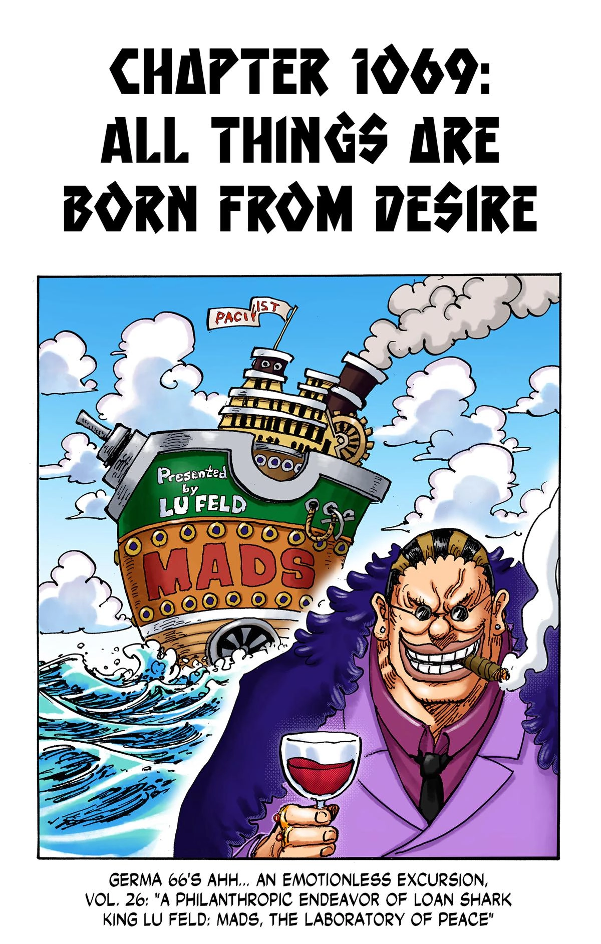 One Piece (Official Colored) Chapter 1069 page 1 - 