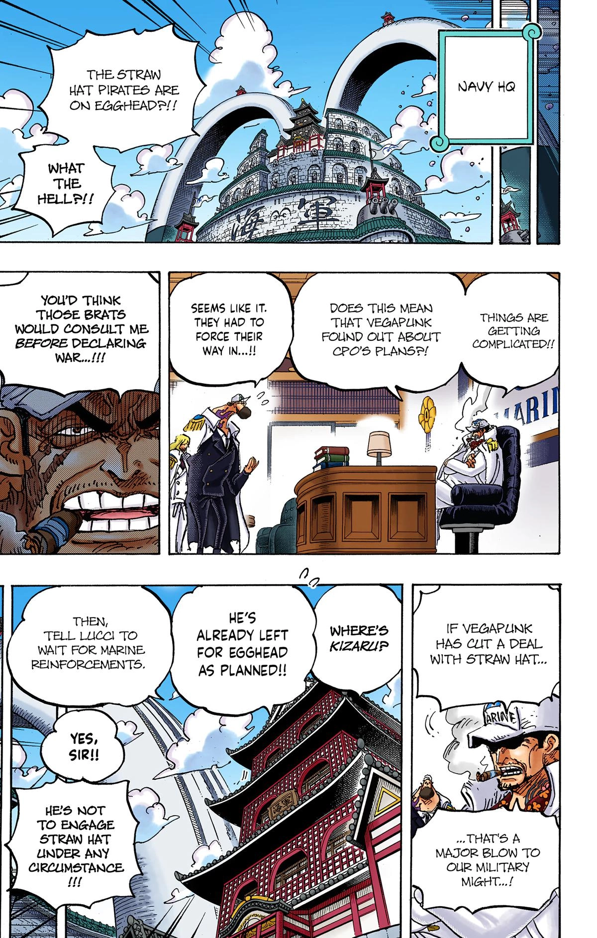 One Piece (Official Colored) Chapter 1069 page 5 - 
