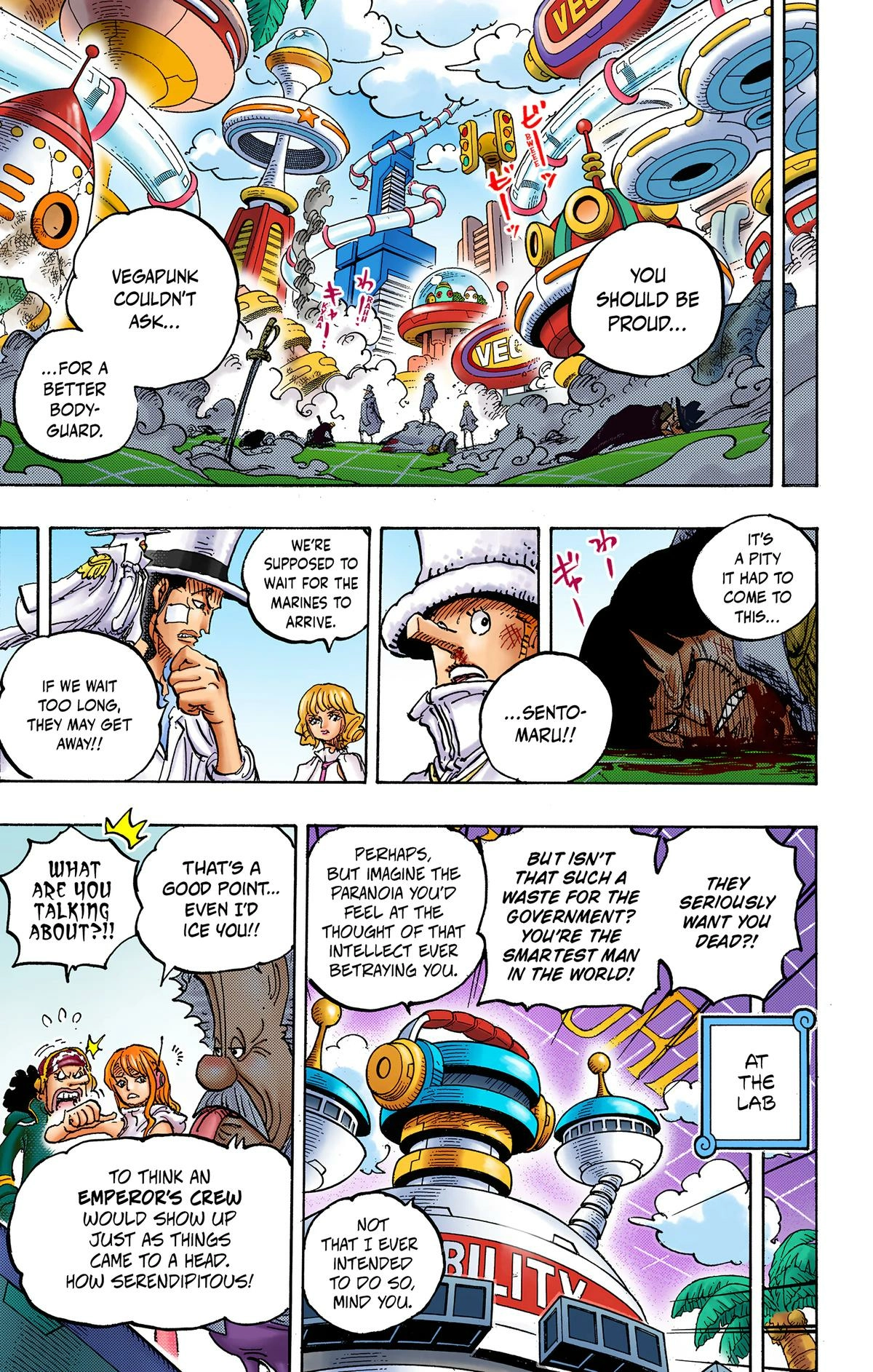One Piece (Official Colored) Chapter 1070 page 15 - 