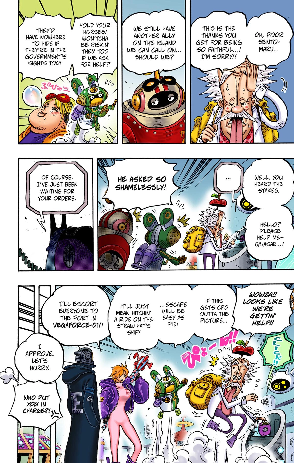 One Piece (Official Colored) Chapter 1071 page 7 - 