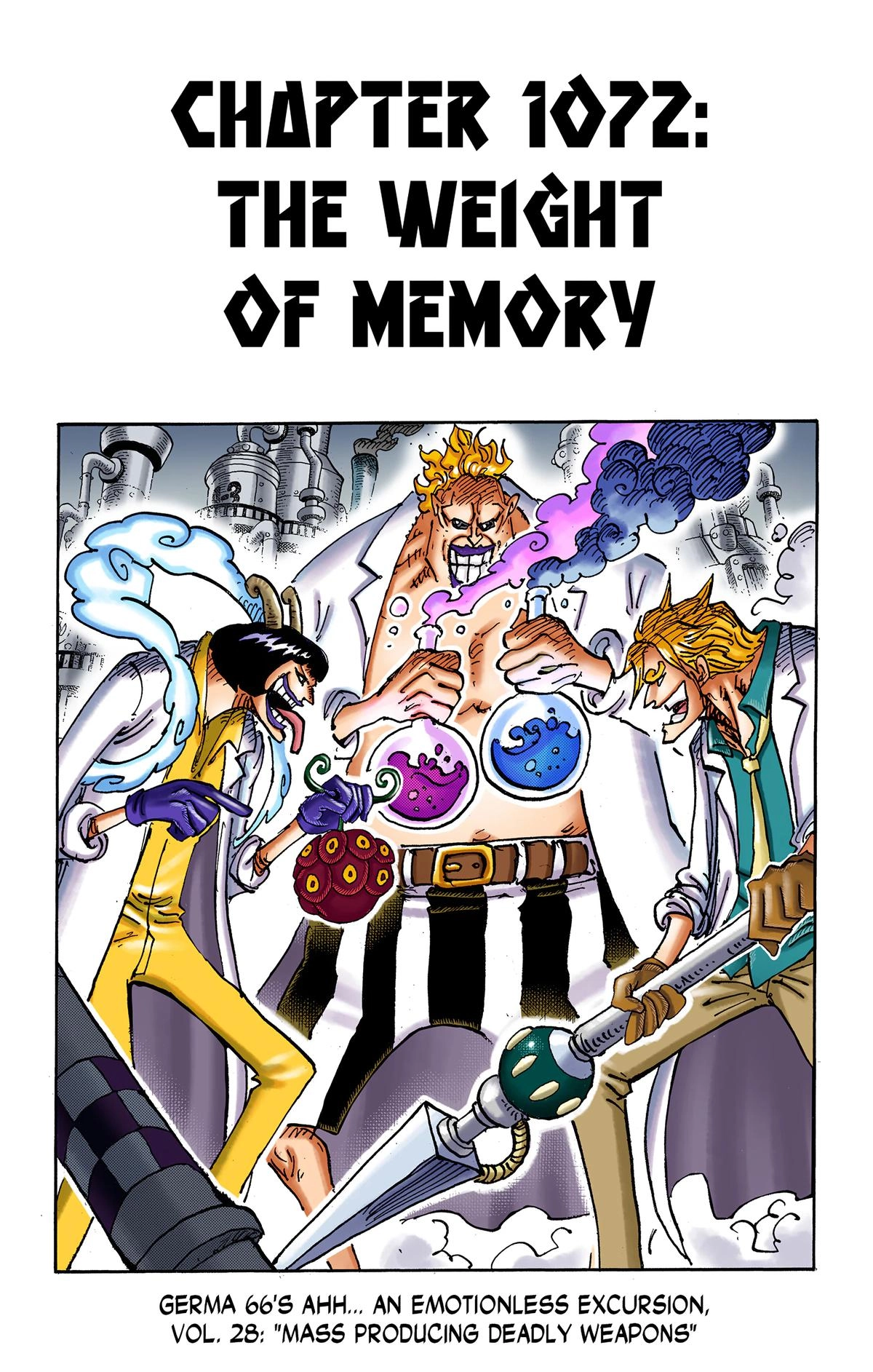 One Piece (Official Colored) Chapter 1072 page 1 - 