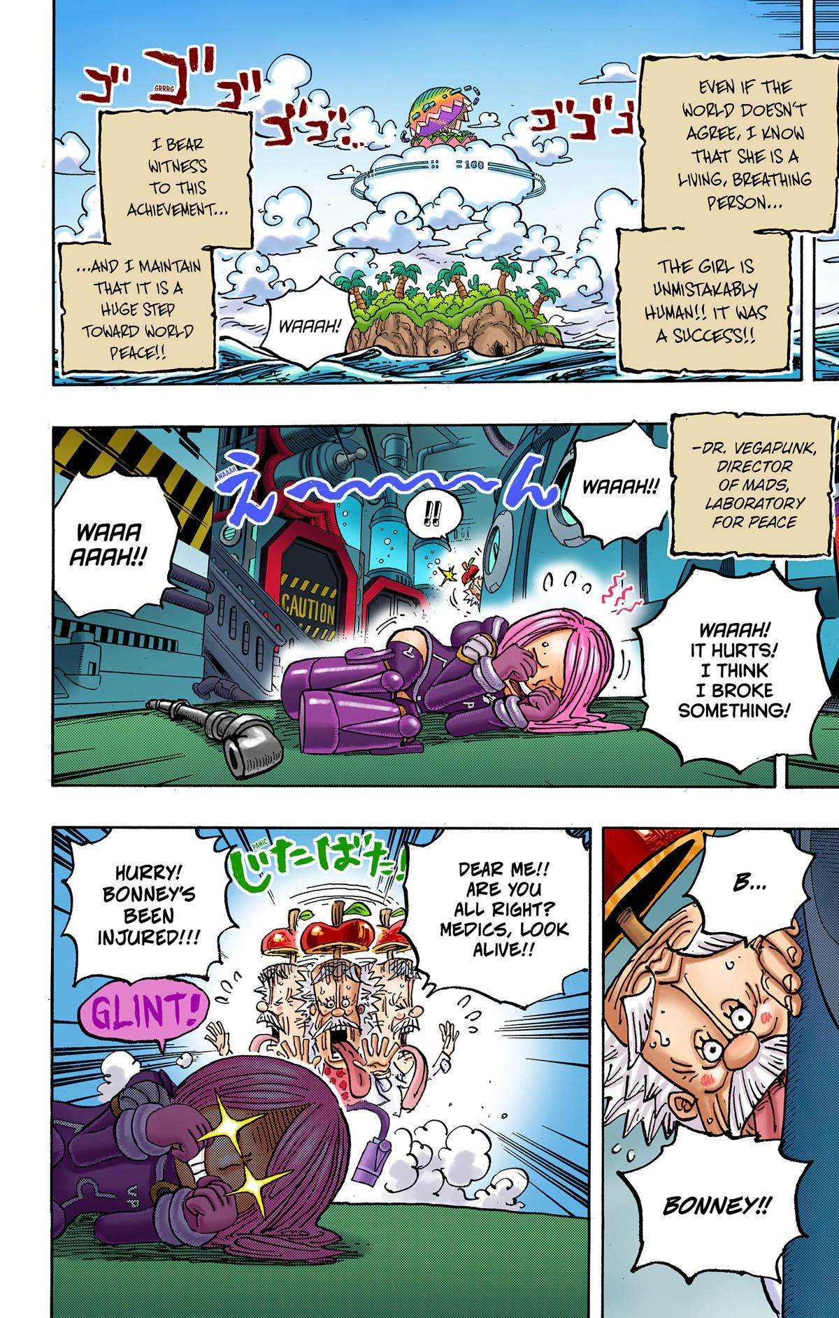One Piece (Official Colored) Chapter 1072 page 2 - 