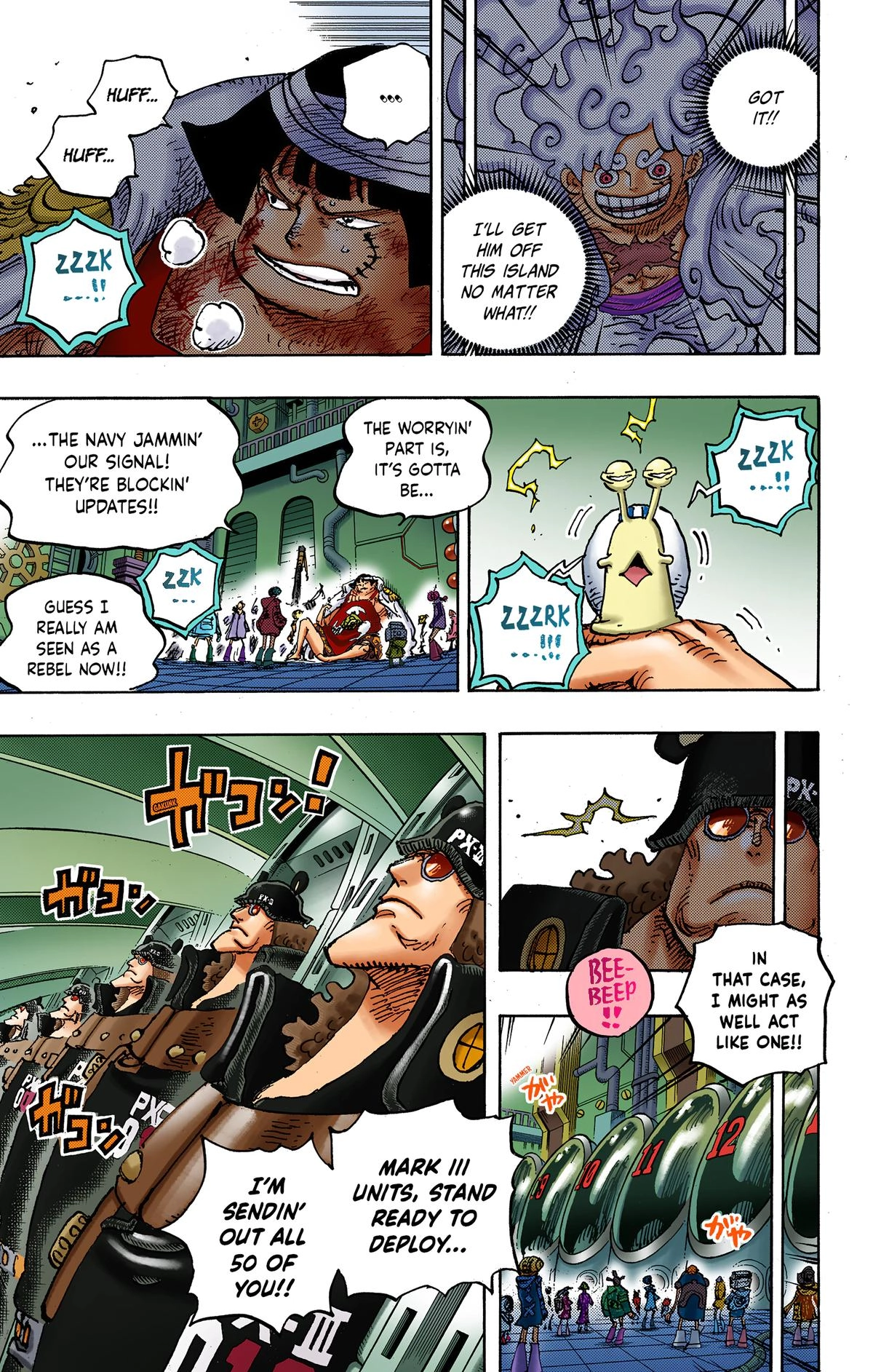 One Piece (Official Colored) Chapter 1074 page 5 - 