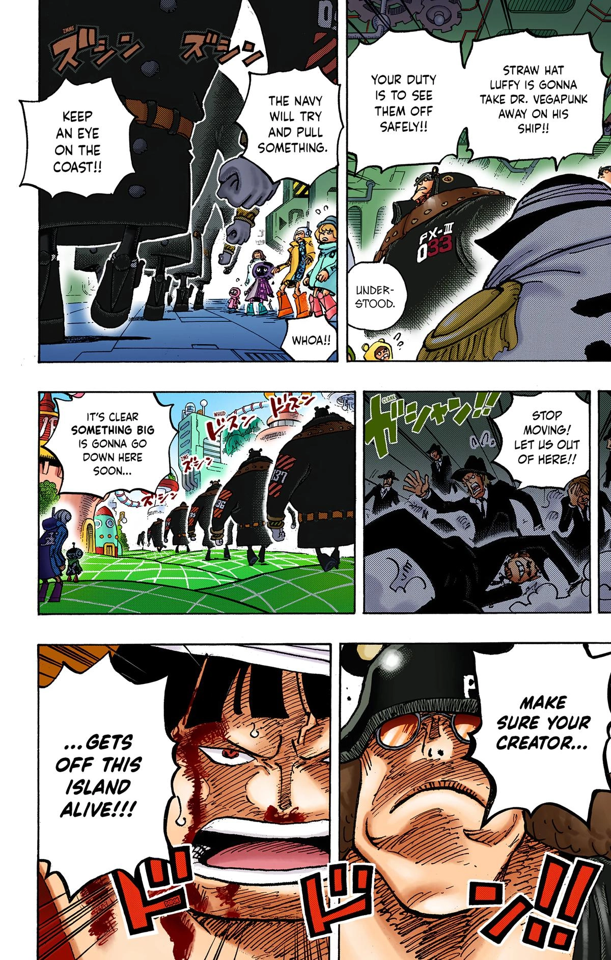 One Piece (Official Colored) Chapter 1074 page 6 - 